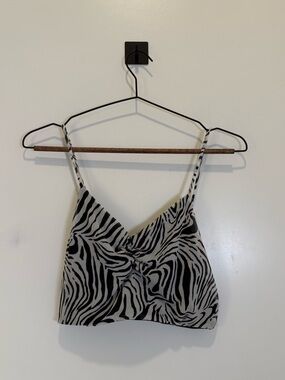 Urban Renewal Zebra-Print Cami Top - Black & White